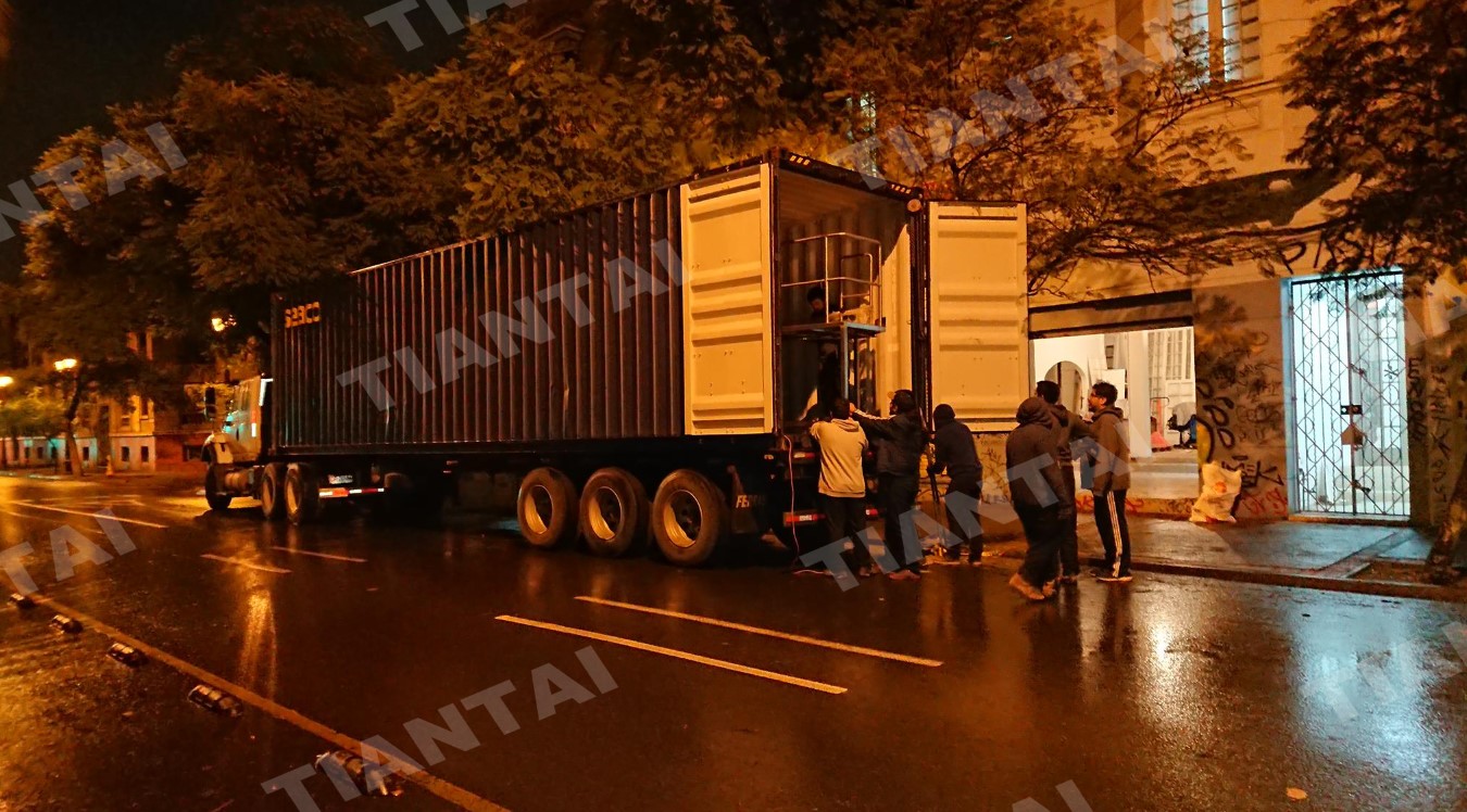 <b>500L beer machine arrived in Chile and start installation</b>